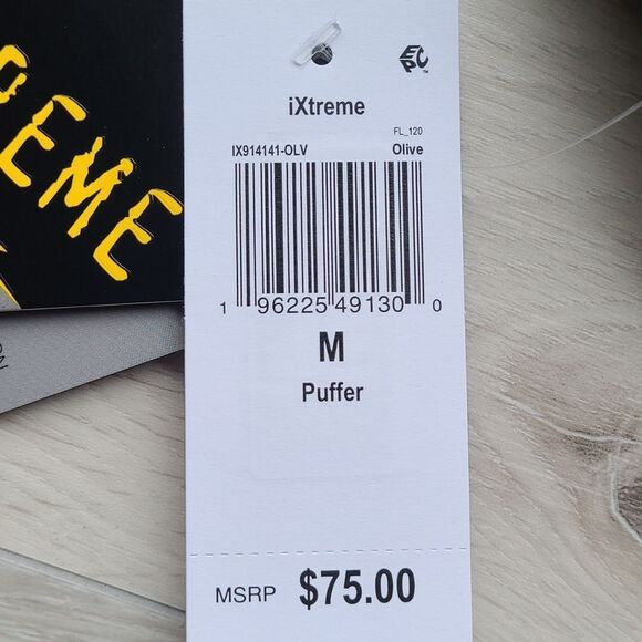 Ixtreme Boys' Camouflage Puffer Jacket Medium NWT in packaging - Picture 5 of 6